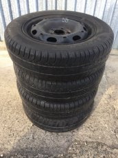 Letní sada plech disku 5x100 pneu Matador165/70r14 - 2