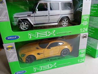 Mercedes G, AMG- Welly 1:24, 1:34-1:39, nové - 2