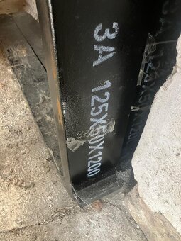 Paletizační vidle 4tuny nosnost, kované, úchyt JCB Q-fit - 2