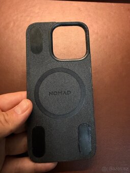 Kožený kryt Nomad Magnetic Back pro iPhone 16 Pro - 2