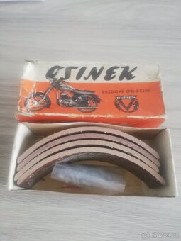 Velká JAWA-ČZ 250/350 původní brzdové obložení OSINEK, sada, - 2