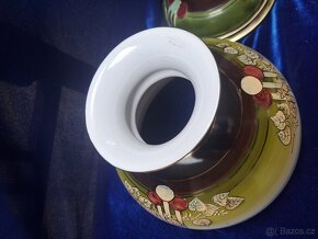 Zelená majoliková lampa - 2