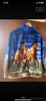 Koňská mikina teplá - 2