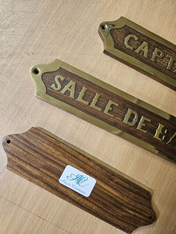 Krásné dřevěné cedulky - 2