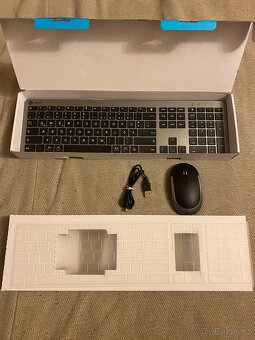 klávesnice bezdrátová + myš iClever GK08 - 2