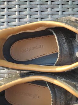 Pánské tm.modre polobotky Lacoste vel.41 - 2