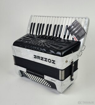 Nový akordeón Hohner Bravo 72bas, 3 hlas + záruka - 2