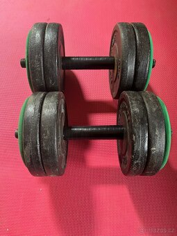 Činky 2x22kg - 2