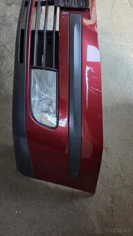 Přední nárazník Škoda Octavia 2 barva červená Flamenco 9892 - 2