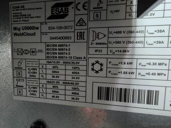 Profi svářečka ESAB MIG U5000iw - 2