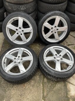 Alu kola 5x112 včetně zimních pneu 205/50 R17 - 2