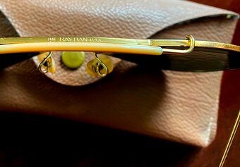 luxusný kožený opasok ..okuliare Ray Aviator USA - 2