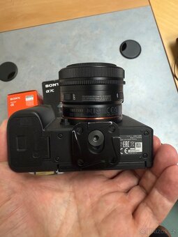 Sony Alpha A7C černý + Sony FE 24mm f/2.8 G +přísl. a záruka - 2