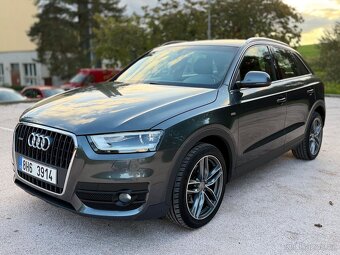 AUDI Q3 S-LINE QUATTRO 2.0TDI 130KW AUTOMAT 164-TKM TOP STAV - 2