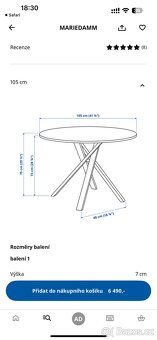 Jídelní stůl + židle - 2