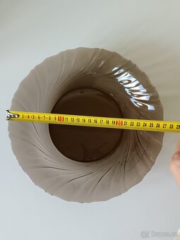 Talíř z kouřového skla - 2