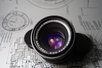 Objektiv Carl Zeiss Jena Pancolar Electric 50 mm f/1.8, m42 - 2