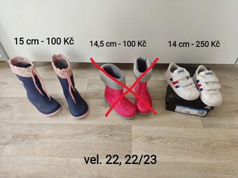 Dětská obuv vel. 20 - 26 - 2