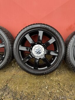 Alu kola VOLKSWAGEN  , 5x112 r17 , zimní pneu 205/50 r17 - 2