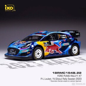 Modely Ford Puma Rally1 1:18 IXO - 2