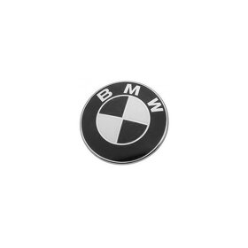 BMW znak 82mm - černo bílý - 2
