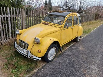 Citroën 2CV, kachna k renovaci, veterán 1980 - 2