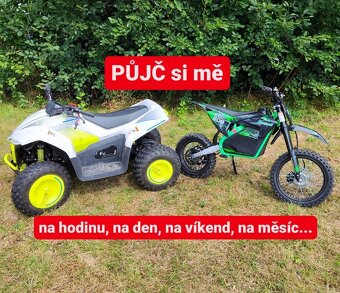 Elektrická čtyřkolka a motorka - 2