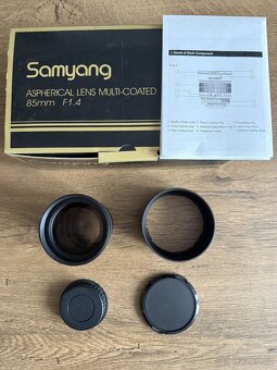 Objektiv Samyang 85mm F1.4 pro Canon EF - 2