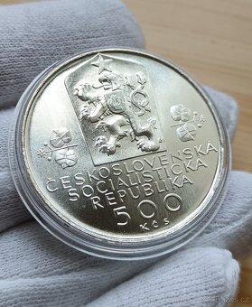Stříbrná pamětní mince Československa 500kčs Federace 1988 - 2