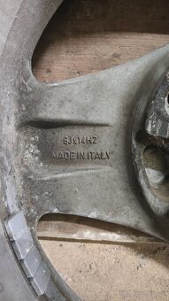 Litá kola 14", rozteč 4x114,3, středová díra 69,1 - 2