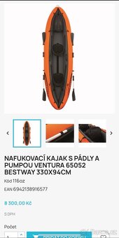 Nafukovací kajak - 2