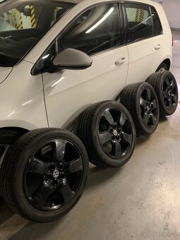 Sada kol, 5x112, 17 palců - letní pneu 225/45/27 - 2