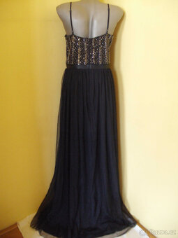 NOVÉ dlouhé společ. šaty Lace&Beads - vel. M - 2
