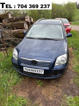//TOYOTA AVENSIS T25 2.2 D-CAT 130kw// DÍLY - 2