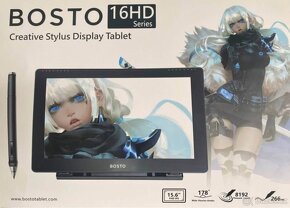 grafický tablet s obrazovkou Bosto 16HD - 2