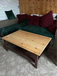 Masivní konferenční stůl Hemnes ikea - 2