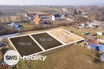 Stavební pozemky Kubšice – 600 m² a 700 m², možnost koupě i - 2
