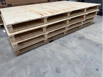 palety s plnou deskou 206x128x12 cm - 2