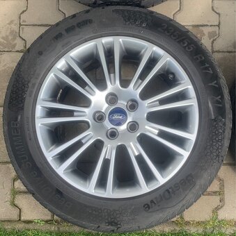 Alu kola Ford 5x108, R17, letní, ET52,5, šedé - 2