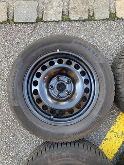16” Plechové disky 5x112 včetně zimní pneu 205/60 R16 - 2