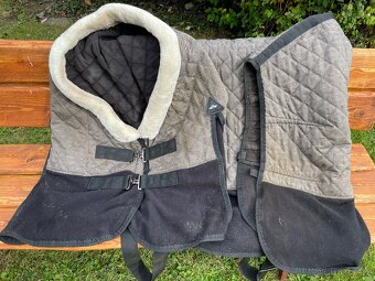 Stájová deka HV Polo -Francis taupe 125 cm - 2