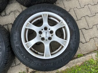 4x alu disky 5x100 R15, zimní pneu 70% - 2