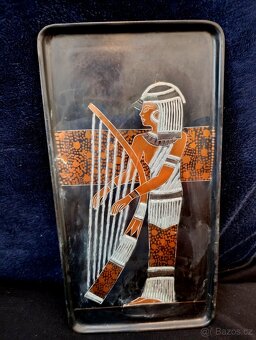 3 plechové egyptské obrazy - 2