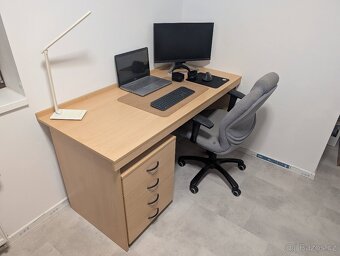 Psací stůl + kontejner pod stůl - 2