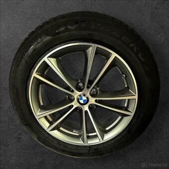 Originální alu kola BMW 5x112 + zimní 225/55r17 - 2