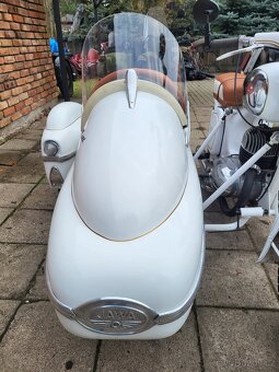 Jawa 350/360 se sidecar Velorex 560 profi renovace - 2