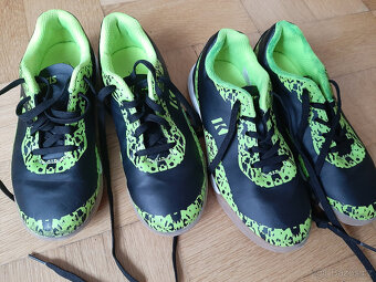 Sálovky vel. 33 (2x), kopačky vel. 35, turfy nové vel. 35 - 2