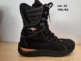 Dívčí boty vel.33 - 4 páry - 2