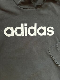 Černá mikina s kapucí Adidas, vel. 146/152 - 2