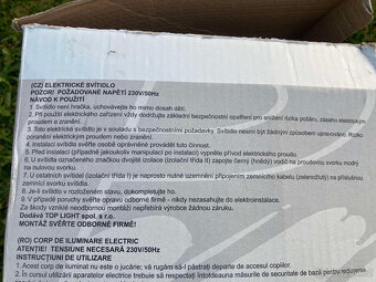 Venkovní světla koule 2ks - 2